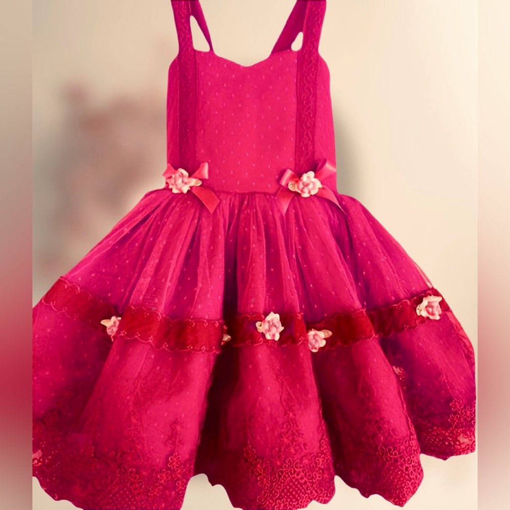 Dollcake Golly Gosh Dress Raspberry